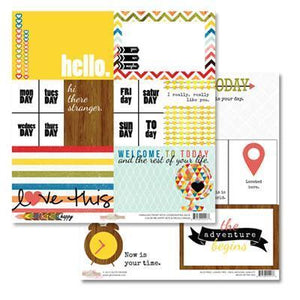Scrapbooking  Colour Me Happy Bits and Pieces Paper Collections 12x12