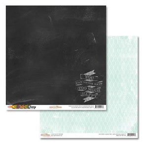 Scrapbooking  Colour Me Happy Chalkboard Paper Collections 12x12