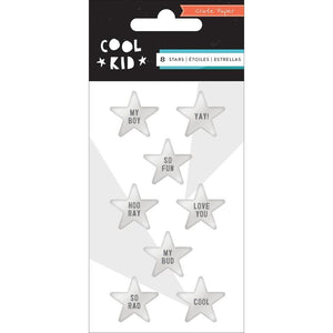 Scrapbooking  Cool Kid Resin Star Pack Paper Collections 12x12