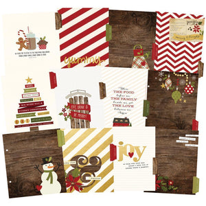 Scrapbooking  Cozy Christmas Recipe Divider Pages Paper Collections 12x12