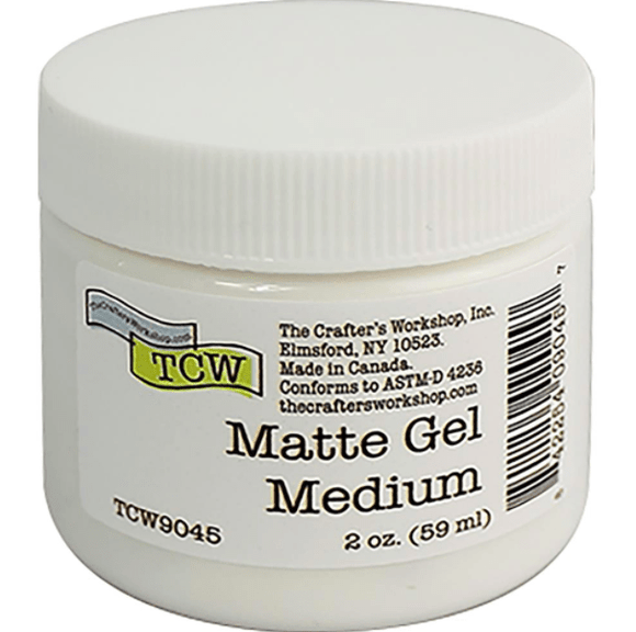 Scrapbooking  Crafter's Workshop Gel Medium 2oz Matte Paper Collections 12x12