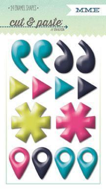 Scrapbooking  Cut and Paste Adorbs Story Enamel Shapes Paper Collections 12x12