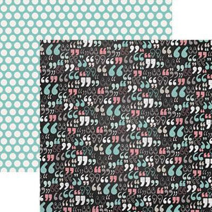 Scrapbooking  Cut and Paste Flair Quoted Paper Paper Collections 12x12