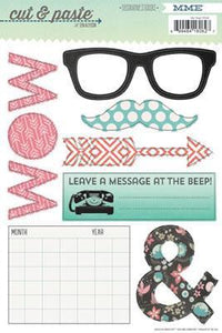 Scrapbooking  Cut and Paste Flair Today Decorative Stickers Paper Collections 12x12