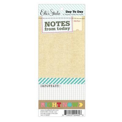 Scrapbooking  Day to Day Lil Snippets Notes from Today Paper Collections 12x12