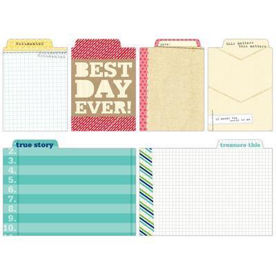 Scrapbooking  Day to Day Tabs Paper Collections 12x12