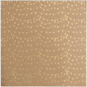 Scrapbooking  Dear Lizzy Documentary Specialty Gold Foil Celebrate Paper 12x12 Paper Collections 12x12