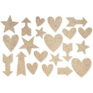 Scrapbooking  DIY Burlap Heart Stars and Arrows Paper Collections 12x12