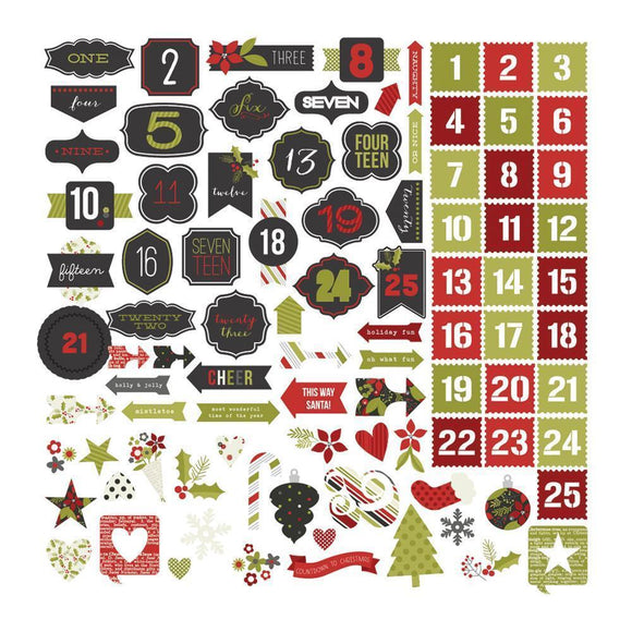 Scrapbooking  DIY Christmas Bits and Pieces Paper Collections 12x12