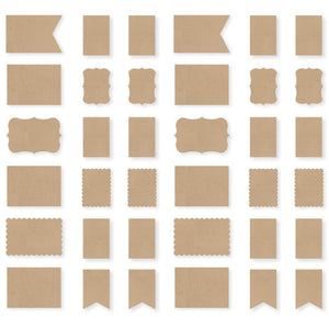 Scrapbooking  DIY Foundations Kraft Double-Sided Cards 3"X4" & 4"X6" Paper Collections 12x12