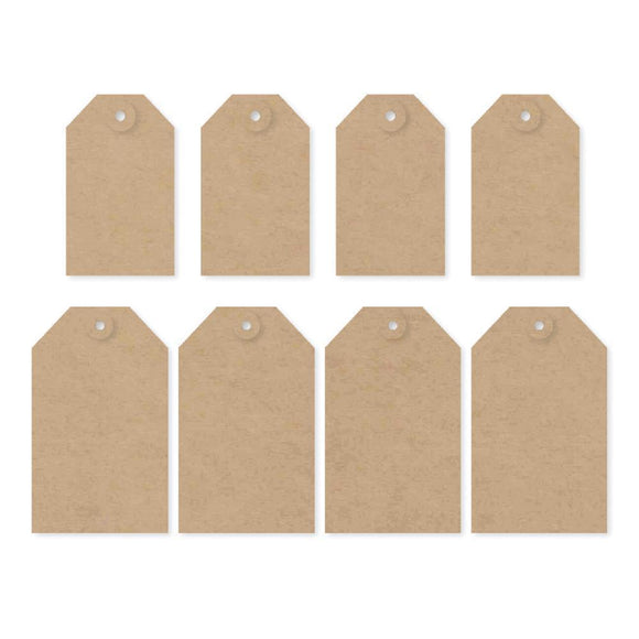 Scrapbooking  DIY Foundations Kraft Tags 8/Pkg Paper Collections 12x12
