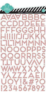 Scrapbooking  Dreamy Glitter Alphabet Stickers Paper Collections 12x12