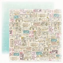 Scrapbooking  Dreamy Ticket to Ride Paper Paper Collections 12x12