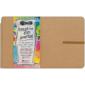 Scrapbooking  Dyan Reaveley's Dylusions Creative Flip Journal Kraft 8.5"X5.5" Paper Collections 12x12