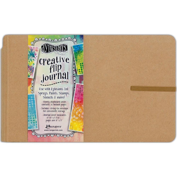 Scrapbooking  Dyan Reaveley's Dylusions Creative Flip Journal Kraft 8.5