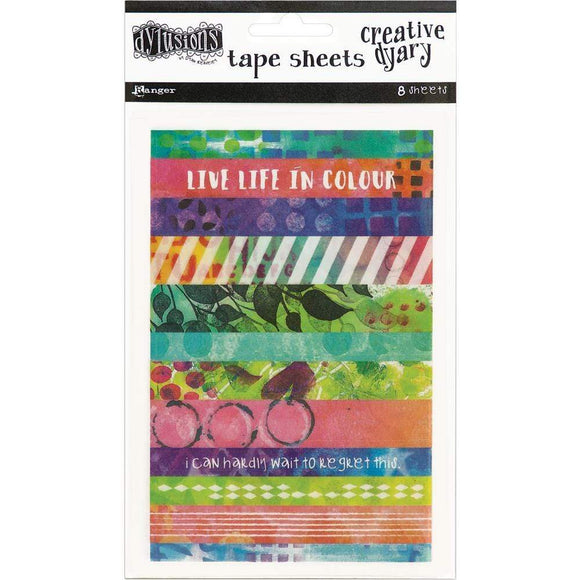 Scrapbooking  Dyan Reaveley's Dylusions Dyary Tape Strips Paper Collections 12x12