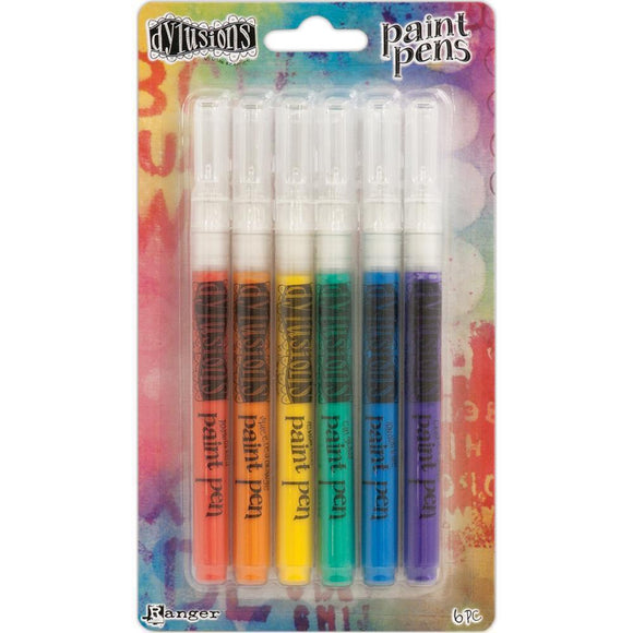 Scrapbooking  Dyan Reaveley's Dylusions Paint Pens 6/Pkg Basics Paper Collections 12x12