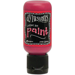 Scrapbooking  Dylusions Acrylic Paint 1oz - Cherry Pie Paper Collections 12x12