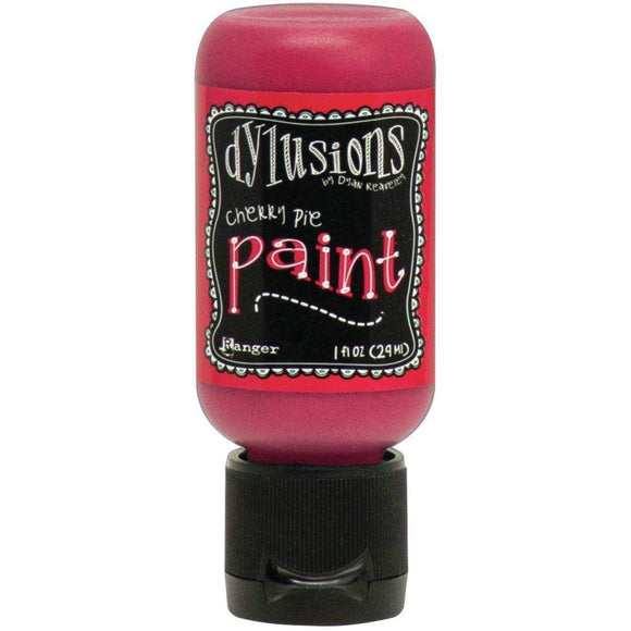 Scrapbooking  Dylusions Acrylic Paint 1oz - Cherry Pie Paper Collections 12x12