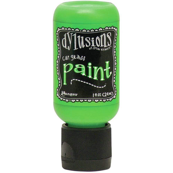 Scrapbooking  Dylusions Acrylic Paint 1oz - Cut Grass Paper Collections 12x12