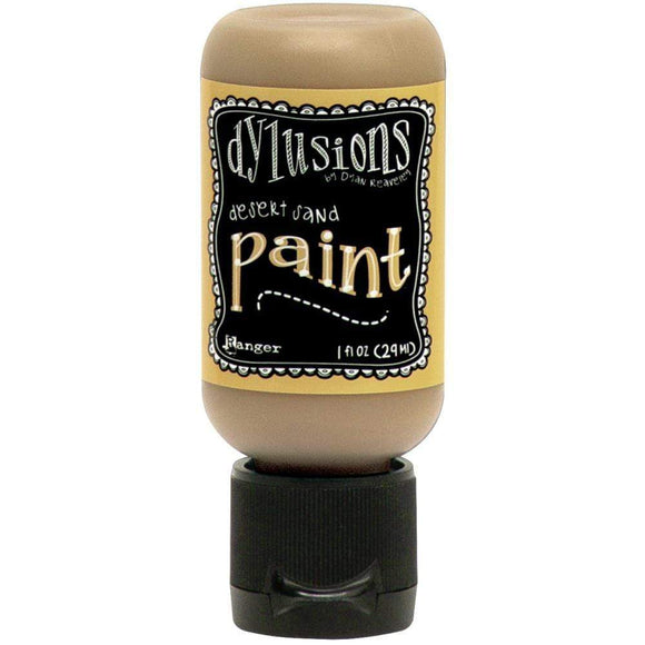 Scrapbooking  Dylusions Acrylic Paint 1oz - Desert Sand Paper Collections 12x12