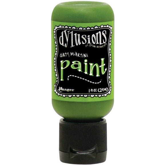 Scrapbooking  Dylusions Acrylic Paint 1oz - Dirty Martini Paper Collections 12x12