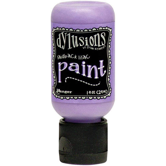Scrapbooking  Dylusions Acrylic Paint 1oz - Laidback Lilac Paper Collections 12x12