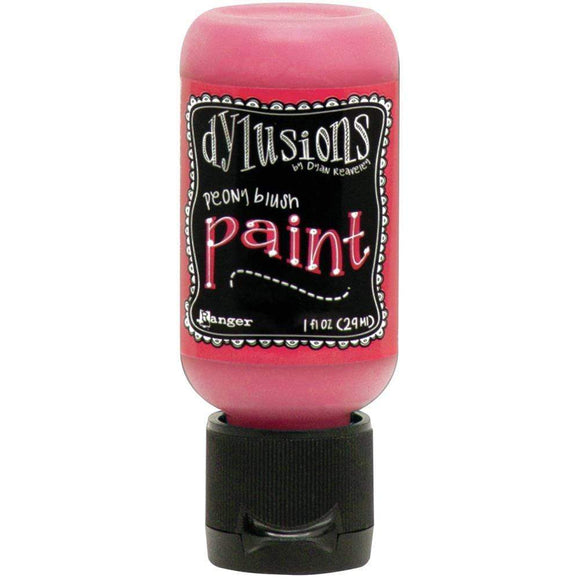Scrapbooking  Dylusions Acrylic Paint 1oz - Peony Blush Paper Collections 12x12