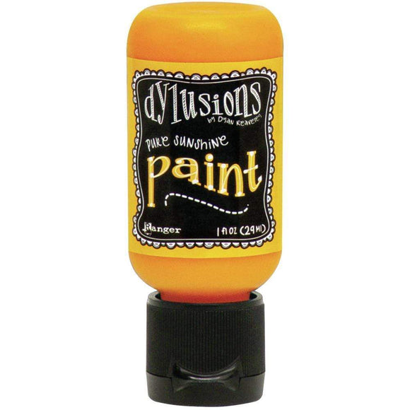 Scrapbooking  Dylusions Acrylic Paint 1oz - Pure Sunshine Paper Collections 12x12
