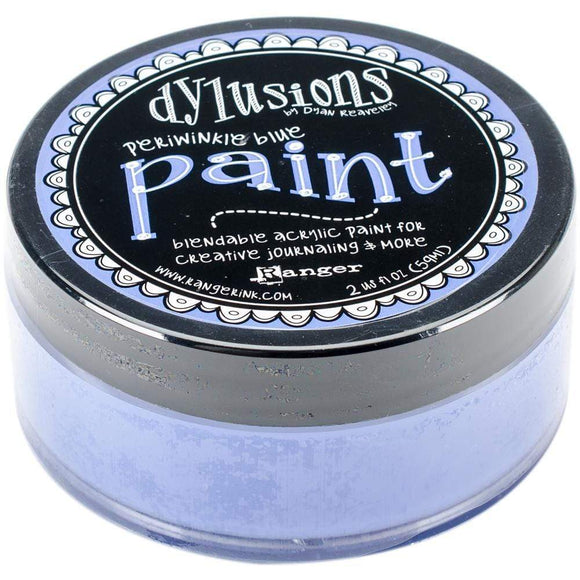 Scrapbooking  Dylusions Blendable Acrylic Paint 2oz - Periwinkle Blue Paper Collections 12x12
