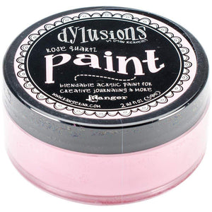 Scrapbooking  Dylusions Blendable Acrylic Paint 2oz - Rose Quartz Paper Collections 12x12