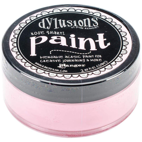 Scrapbooking  Dylusions Blendable Acrylic Paint 2oz - Rose Quartz Paper Collections 12x12