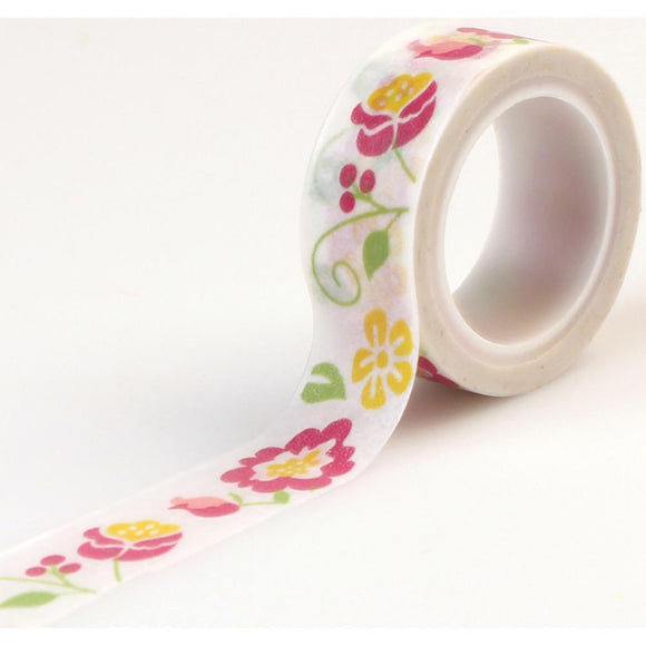 Scrapbooking  Echo Park Petticoats Girl Floral Decorative Tape Paper Collections 12x12