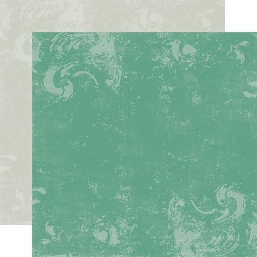 Scrapbooking  Echo Park Victoria Gardens Garden Pond/ Stone Path Distressed Cardstock Paper Collections 12x12