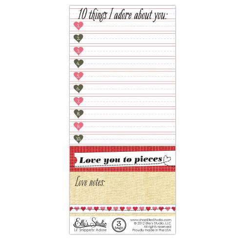 Scrapbooking  Elles Studio Lil Snippets Adore Paper Collections 12x12