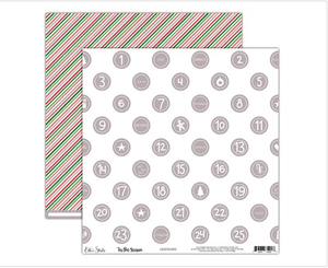 Scrapbooking  Elles Studio - Tis the Season Countdown Paper 12x12 Paper Collections 12x12