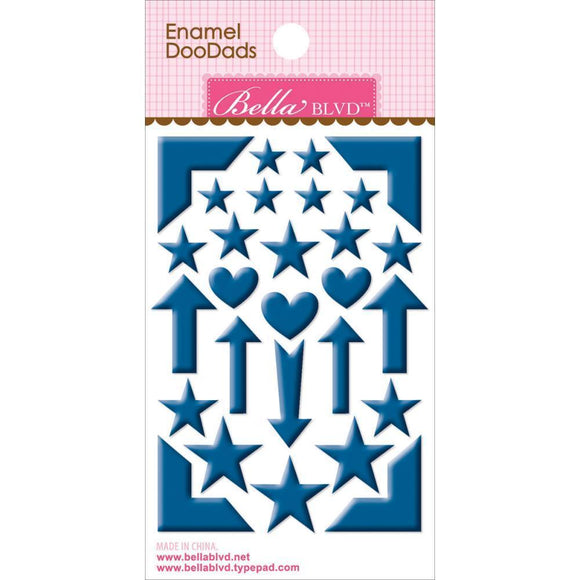 Scrapbooking  Enamel Doodads Blueberry Paper Collections 12x12