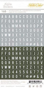 Scrapbooking  Essentials Alpha Stickers Black and Grey Paper Collections 12x12