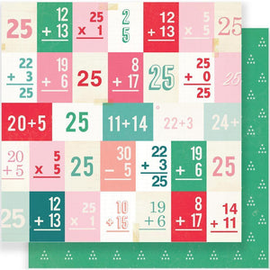 Scrapbooking  Fa La La December Double-Sided Cardstock 12"X12" Paper Collections 12x12