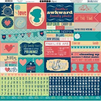 Scrapbooking  Family Is Combo Sticker Paper Collections 12x12