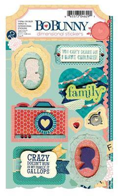 Scrapbooking  Family Is Dimensional Stickers Paper Collections 12x12