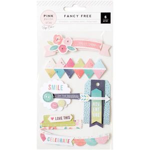 Scrapbooking  Fancy Free Layered Stickers Paper Collections 12x12