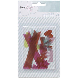 Scrapbooking  Fine & Dandy Acrylic Shapes 20/Pkg Paper Collections 12x12
