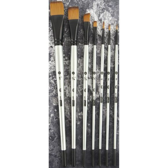 Scrapbooking  Finnabair Art Basics Brush Set 7/Pkg Paper Collections 12x12