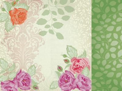 Scrapbooking  Flora Delight Chique Paper Collections 12x12