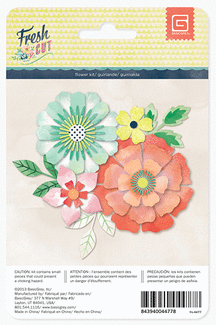 Scrapbooking  Fresh CUT Flower Kit Paper Collections 12x12