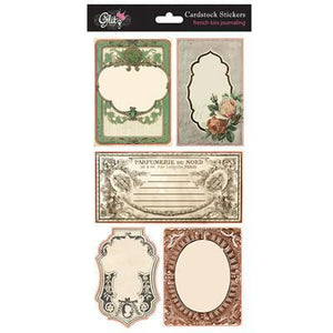 Scrapbooking  Glitz Designs French Kiss JOURNALING STICKERS Paper Collections 12x12