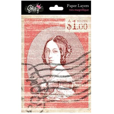 Scrapbooking  Glitz Designs French Kiss PAPER LAYERS Paper Collections 12x12
