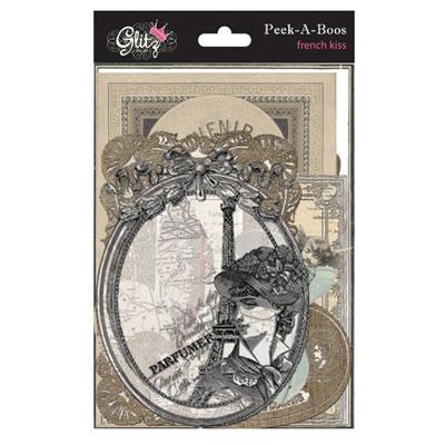 Scrapbooking  Glitz Designs French Kiss PEEK-A-BOOS Paper Collections 12x12