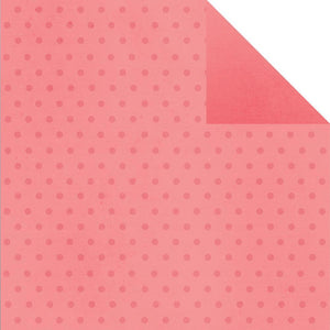 Scrapbooking  Good Day Sunshine Pink Dots Ombre Paper 12x12 Paper Collections 12x12